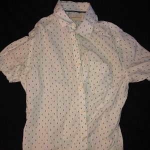 Aeropostale, White Button Up Polo